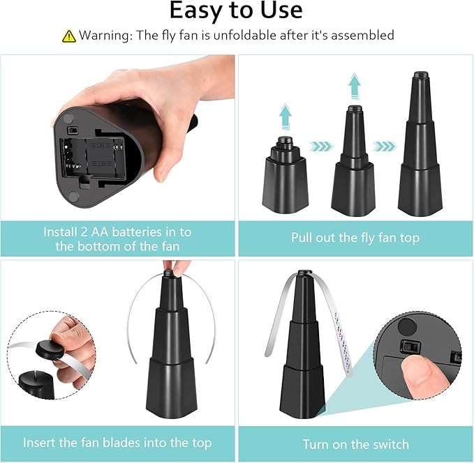 Ventilador Para Mesa - Anti Moscas