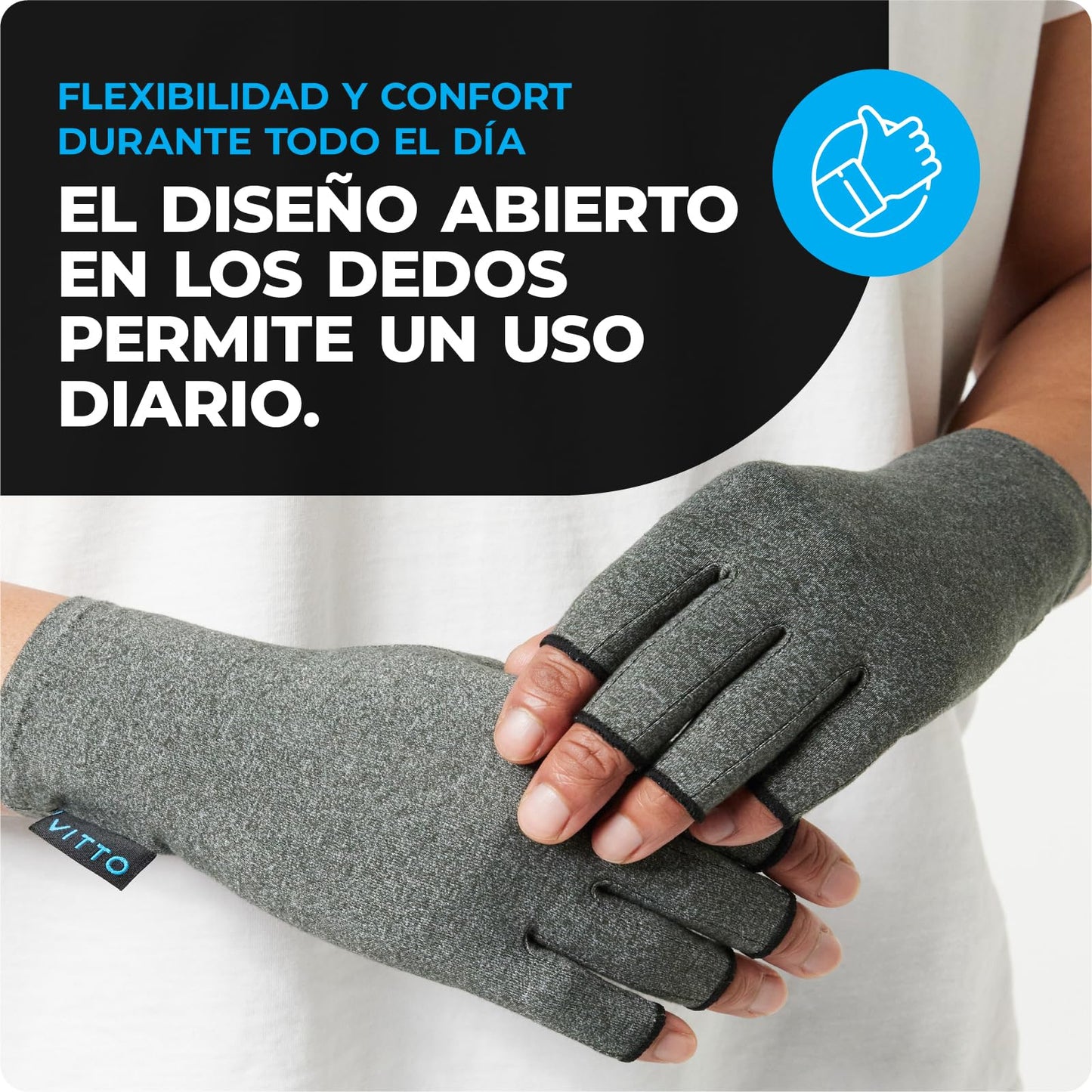 2X1 Guantes De Compresión Alivia Dolores